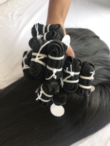 ผมต่อแบบมนุษย์ยาว24นิ้วผมต่อแนวยาวแบบสองชั้นทำจากขนมิงค์แบบอินเดียแนวหนังกำพร้ามัดเป็น100% - Product Image 5