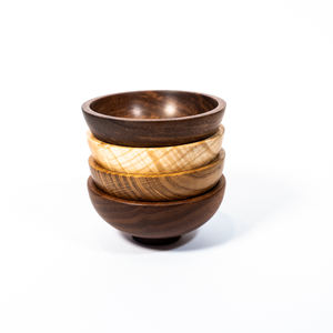 Mini bol en bois naturel petit bol en bambou pour salade hôtel avec créatif pour taille personnalisée prix bon marché avec vente - Product Image 3