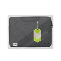 Sac pour ordinateur portable en nylon gris foncé 12,3 pouces, étuis et housses élégants pour ordinateur portable, IMPERMÉABLE