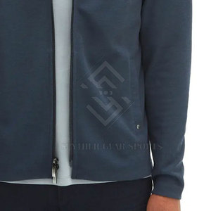 Meilleur prix pour les sweats à capuche décontractés d'hiver pour hommes, fermeture éclair, tissu polaire de haute qualité en stock - Product Image 6