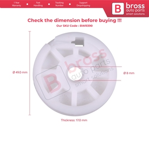 ล้อปรับกระจกหน้าต่างซ้าย BWR390 รุ่น 51892561 สำหรับรถยนต์ Linea - Product Image 5