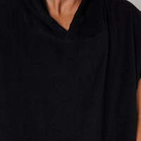 Nouveau poncho de plage imperméable pour homme en coton écologique personnalisé, avec capuche, couleur unie, séchage rapide, options grandes tailles