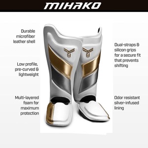 Muay Thai Bảo Vệ Ống Chân Với Bảo Vệ Chân Và Đầu Gối Bảo Vệ Ống Chân Nhẹ Cho Kickboxing, MMA Và Tất Cả Các Môn Thể Thao Ống Chân Đứng - Product Image 6