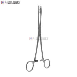 Ulrich Premium 18 cm fórceps quirúrgicos rectos de acero inoxidable Manual de instrumentos médicos de alta calidad para vendaje de pólipos - Product Image 2