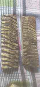 Candado Ovalado de Corazón Tallado en Material Orgánico Dorado al por Mayor, Candado de Pareja Portátil de Estilo Natural para Decoración y Regalo de Boda - Product Image 5