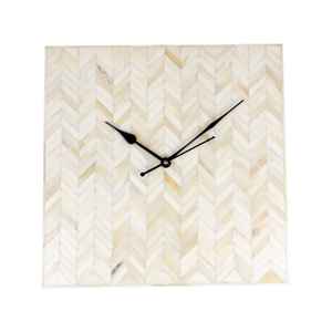 Luxury Single Face Metal Wall <b>Clock</b> <b>Art</b> Bone Inlay Design Custom Logo New Home Fashion Quartz Square Box Living Room Decor - Product Image 2