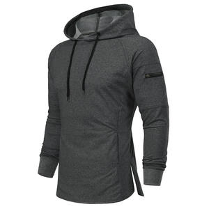 Sudadera con Capucha Informal de Otoño para Hombre, Sudadera de Algodón para Gimnasio, Ropa Deportiva Sólida, Sudadera con Capucha Ajustada para Hombre, Ropa para Correr y Entrenar - Product Image 6