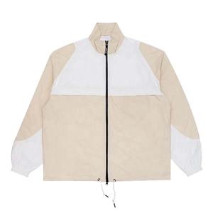 OEM Custom Zip Up Retro <b>Mens</b> Color Block Nylon Printed <b>Summer</b> Best Quality Windbreaker <b>Jacket</b> For <b>Men</b> - Product Image 1