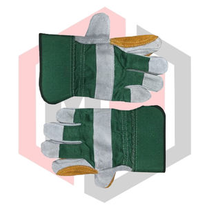 Gants de travail en cuir renforcé MH EXPORT IMPORT, paume en cuir, grain de vache, texture résistante à la déchirure, respirant, sans silicone - Product Image 6