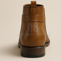 Chaussures en cuir de veau souple pour hommes Botte en cuir formelle légère et confortable Design Chaussures en cuir de veau à la mode