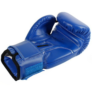 Gants de boxe Muay Thai en cuir 7oz personnalisés gants de combat d'entraînement UFC demi-doigt paume ouverte avec poignées - Product Image 3