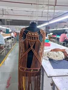 Ropa de mujer y prendas de ganchillo de algodón 100% hechas a medida de hilo de algodón 100% disponible en una amplia gama de colores. - Product Image 5