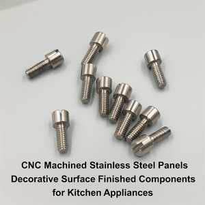 Composants usinés CNC pour panneaux en acier inoxydable, finition décorative pour appareils de cuisine, électroérosion par fil - Product Image 2