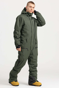 Traje de Esquí Personalizado con Logotipo para Hombre, Chaqueta de Esquí con Capucha para Hombre, Ropa de Esquí y Snowboard para Invierno - Product Image 4