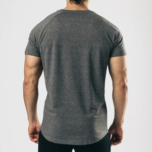 T-shirt blanc uni en coton 100% personnalisable, nouvelle collection été 2021, pour homme, col rond, t-shirt basique décontracté, haut de gamme, classique - Product Image 3