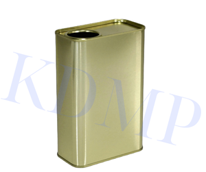 Bidon anticorrosion carré 1L avec couvercle de verrouillage et impression personnalisée pour produits ménagers et produits chimiques lubrifiants à base de solvants - Product Image 3