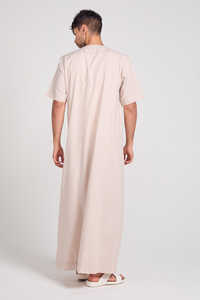 High Quality Daffah Thobe by QJ Impex New Fashionable <b>Men's</b> Daffah Saudi <b>Thobes</b> Wholesale Islamic Arabic Dubai Style Jubbah - Product Image 6