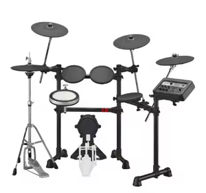 Venta caliente T E-Drum Set Edición de sonido en vivo Kit de batería de metal Malla de goma Cabezas de piel de oveja Estilo de percusión manual Plástico - Product Image 1