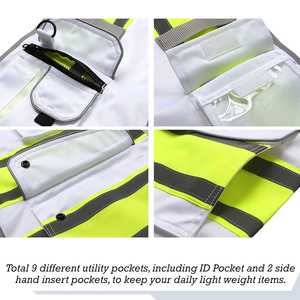 Chaleco de seguridad de alta visibilidad de color y tamaño personalizado más vendido, ropa reflectante de alta visibilidad, chaleco de seguridad de alta visibilidad de estilo más nuevo 2025 - Product Image 6