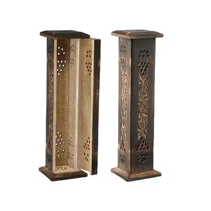 Porte-bâton d'encens en bois pour la décoration de la maison disponible au prix de gros du fournisseur indien