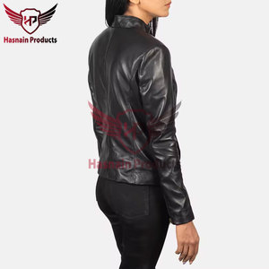 คอลเลกชันแจ็กเก็ตหนังแกะของผู้หญิงที่มีสไตล์ระบายอากาศได้สำหรับสวมใส่ในชีวิตประจำวัน - Product Image 6