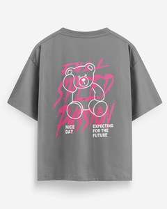 T-shirt unisexe surdimensionné en coton 100% personnalisé, anti-froissement, imprimé, taille plus pour homme, printemps - Product Image 2