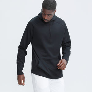 Fabricants Sweats à capuche personnalisés pour hommes Streetwear Sweat à capuche surdimensionné avec demi-fermeture éclair et délavé à l'acide pour hommes - Product Image 5