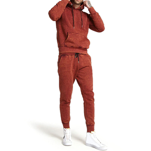 2025 venta al por mayor invierno lavado ácido polar Jogger chándales ropa de calle marca privada hombres ropa transpirable Unisex 100% poliéster - Product Image 5