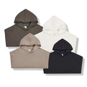 Sudaderas con capucha para hombre Heavy GSM de alta calidad, ropa informal personalizada y de calle sin cordón, sudaderas con capucha de lana - Product Image 6