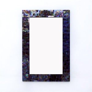 Espejo de Pared Redondo de Mosaico de Vidrio Hecho a Mano a Bajo Precio, Ecológico y Ligero para Decoración del Hogar, Hotel, Dormitorio y Baño - Product Image 6