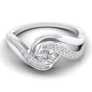 REYES Bagues de fiançailles Moissanite en argent sterling 925 de haute qualité, cadeaux d'anniversaire de mariage personnalisés, bijoux fins pour femmes - Product Image 5