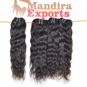En gros 100% Naturel Brut Indien Vierge Temple Bodywave Extensions de Cheveux Humains Cuticules Alignés Vendeur Paquets - Product Image 1