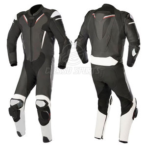 Combinaison de moto confortable, combinaison de moto en cuir épais, combinaison de moto de haute qualité, combinaison de moto coupe-vent - Product Image 3