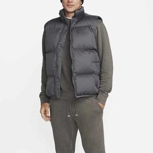 แจ็คเก็ตผู้ชายแบบมีฮู้ดกันน้ำกันลม สีเทาเข้ม แบบซิป ดีไซน์ใหม่จากโรงงาน ผลิตตามสั่ง ปกพับได้ - Product Image 1