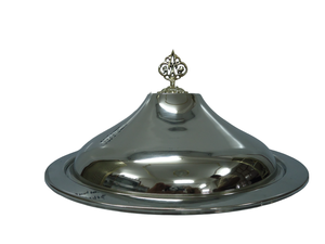 Royal Servings Dish Unique Shape Plato de acero inoxidable para servir comida para bodas y cenas en el Hotel Dish S en precio al por mayor - Product Image 6