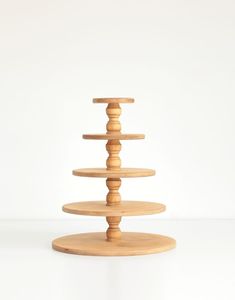 <b>STAND</b> BOOST HANDMADE DESGIN ROUNDED SHAPE BIRTHDAY CAKE SERVING <b>Stand</b> For Party Celebration Wooden Cake Server - Product Image 4