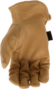 Guantes de trabajo de cuero de vaca general de destreza mejorada Guantes de seguridad para la construcción con tacto suave - Product Image 2