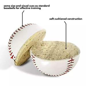 Haute qualité 16 pouces fait à la main Baseball Softball PVC entraînement supérieur pratique 7.2cm équipement de sport Softball - Product Image 3