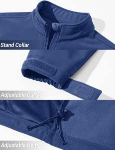 Chaqueta Softshell impermeable para exteriores para hombre para deportes de invierno abrigo de senderismo con cremallera larga con estilo Blouson hecho en Pakistán - Product Image 3