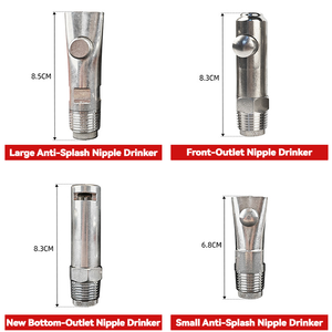 304/201 mới tự động thép không gỉ lợn uống núm vú bền và hiệu quả tưới nước - Product Image 4