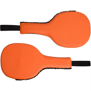 Pagaies de boxe de haute qualité mitaines et tampons de frappe Kickboxing Sparring MMA équipement karaté raquette à main en cuir PU - Product Image 1