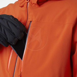 Service OEM – Nouvelle Arrivée Hiver : Veste de Pluie Homme de Haute Qualité, Col Montant Enduit, Logo Frontal, Écologique, Séchage Rapide et Respirante - Product Image 5