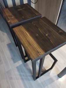 Modern design dark brown metal coffee <b>table</b> wholesale for office home restaurant living room garden decoration hot selling 2023 - Product Image 5