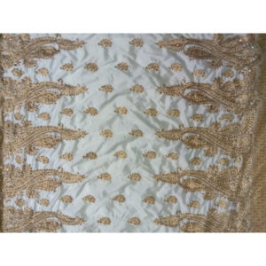 Sarees des prix les plus bas avec la couleur blanche solide conçue à la main les femmes de Style indien portent des robes de sarees à vendre - Product Image 1