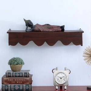 <b>Wall</b> Shelves Carved Wooden <b>Wall</b> Mount Storage Rack <b>for</b> Holding Flower Pots Beautiful <b>Wall</b> Art-Buy Now! - Product Image 2