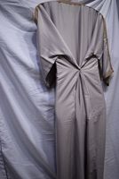 Qamis marocain prêt-à-porter en lin, soie et polyester, décontracté, longueur cheville, coupe régulière, respirant, fait main pour homme
