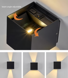 Diseño <span class=keywords><strong>de</strong></span> cubo recargable USB arriba y abajo lámpara <span class=keywords><strong>de</strong></span> pared <span class=keywords><strong>de</strong></span> instalación magnética <span class=keywords><strong>de</strong></span> aleación <span class=keywords><strong>de</strong></span> aluminio grueso para escalera <span class=keywords><strong>de</strong></span> pasillo <span class=keywords><strong>de</strong></span> dormitorio - Product Image 4