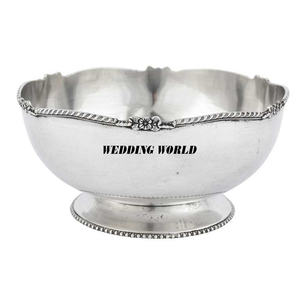 Bol à chocolat design en aluminium nickelé Bol à chocolat fait main Forme ronde Bol à chocolat de luxe pour hôtel - Product Image 2