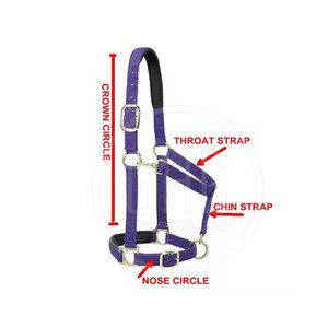 สายบังเหียนม้าโลโก้ตามสั่งวัสดุหนังคุณภาพสูงสีออกแบบได้ตามต้องการ - Product Image 2