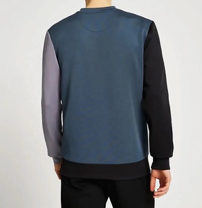 Sweat-shirts à blocs de couleurs de qualité supérieure en gros, sweat-shirts légers pour hommes pour un usage décontracté avec un ajustement confortable pour les fournisseurs tendance - Product Image 2